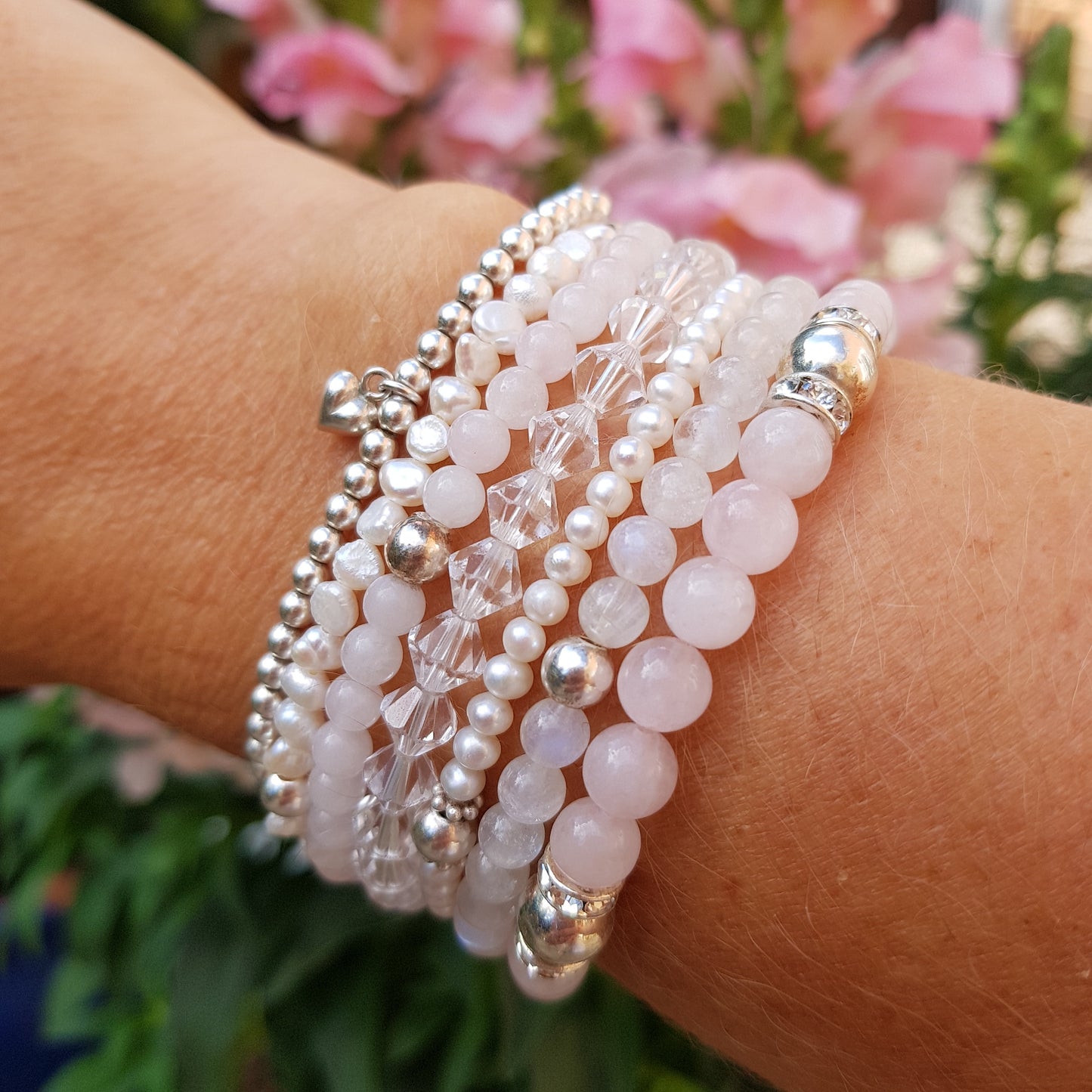 Glass Beaded Bracelet Set (3 Bracelets)